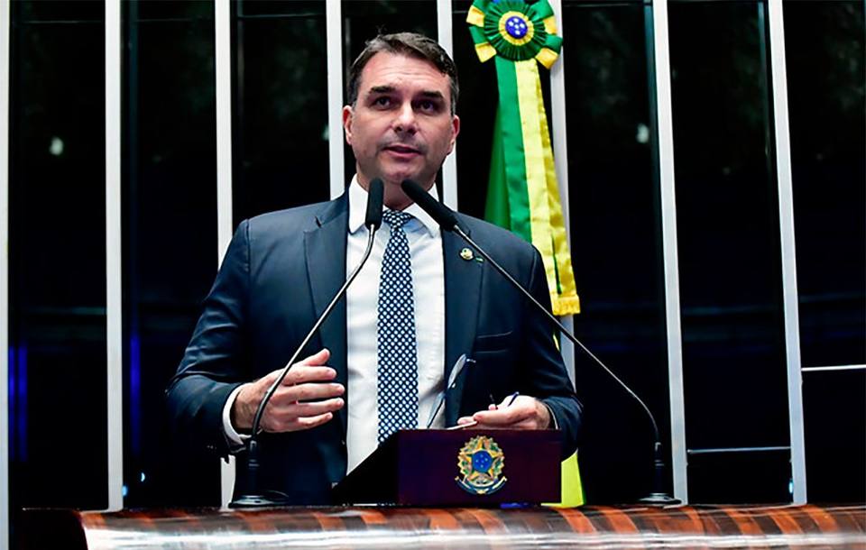 Senador Flávio Bolsonaro (imagem do site do PL)